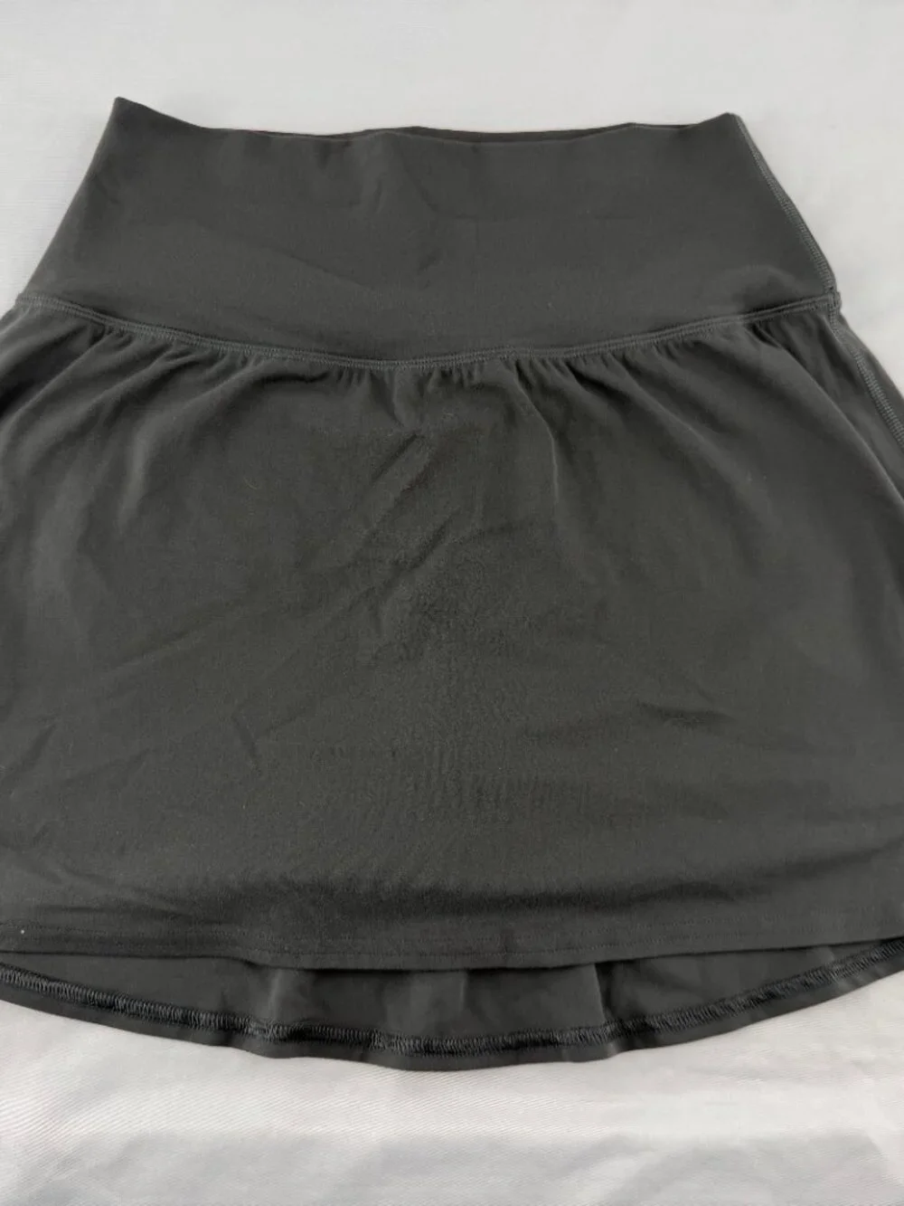 Colorfulkoala Women's Athletic Skort High Waist Tennis Skirt Black Size S